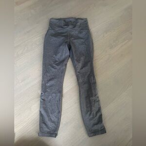 Lululemon leggings size 6 grey